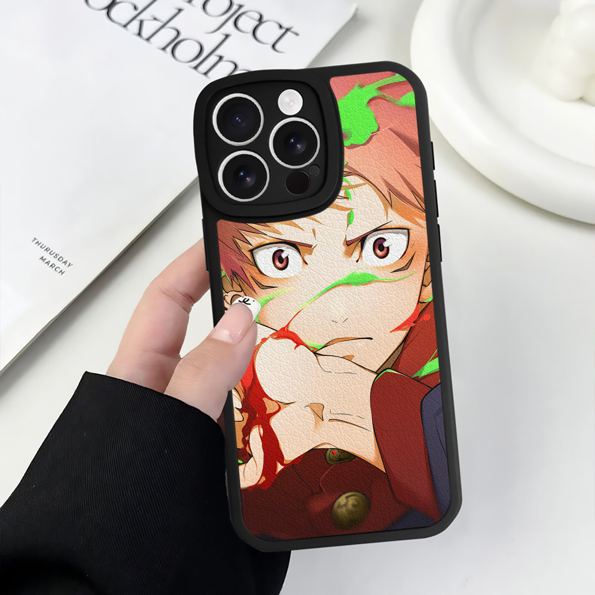 （画像用） SPY×FAMILY间谍家家酒 【iPhone 16シリーズ対応】シリコンスマホケース（レザー調） 材質：シリコン